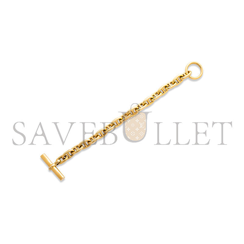 HERMÈS GOLD 'CHAINE D'ANCRE' BRACELET 